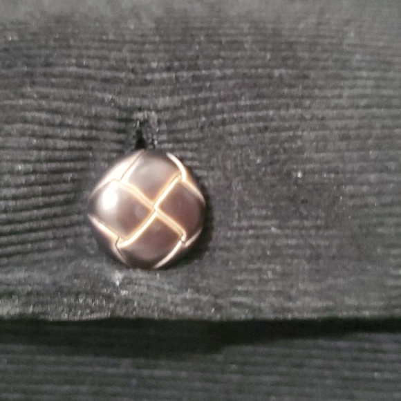 Lauren Ralph Lauren Black Corduroy Blazer w/ Brown Suede Elbow Patches Size 46R - Picture 3 of 7